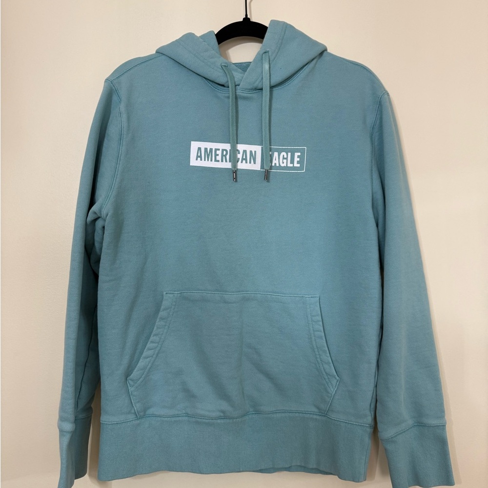 American Eagle Outfitters Women's Blue Hoodie